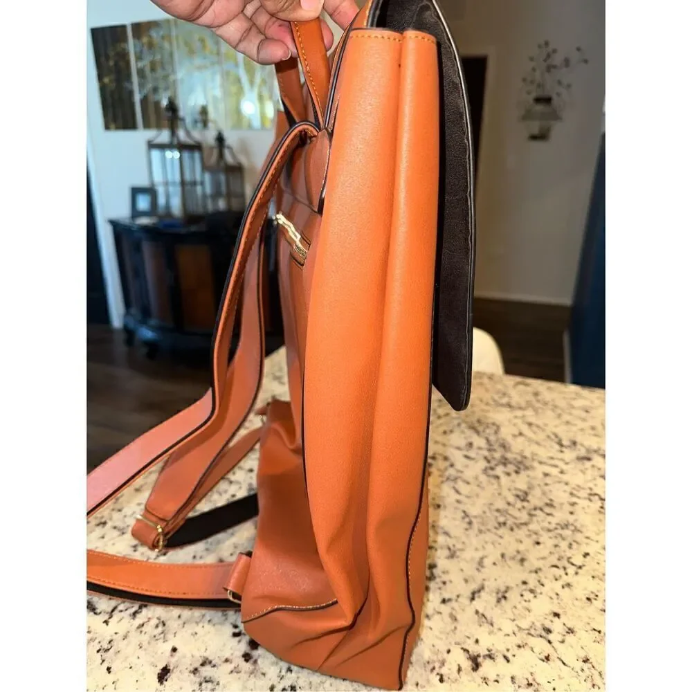 ESTARER Women PU Leather Backpack
